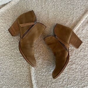 Dolce Vita Tan Suede Heeled Boots